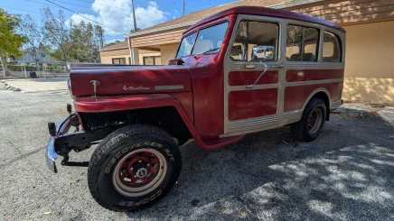 1947 Willys Overland Station Wagon — exterior of the exact listed vehicle