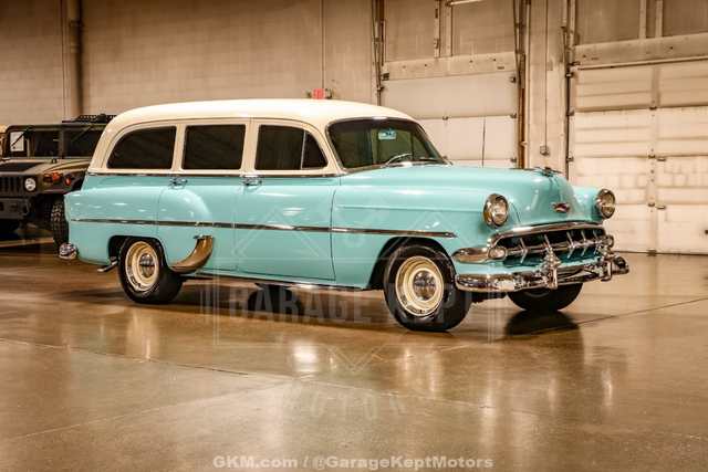 1954 Chevrolet 210 Station Wagon — exterior of the exact listed vehicle