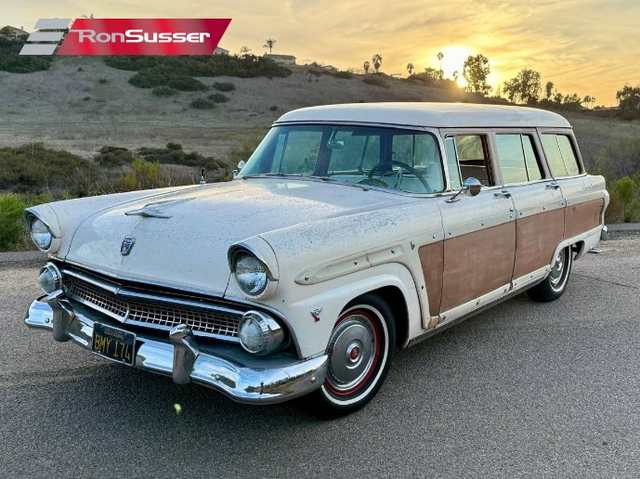 1955 Ford Country Squire — exterior of the exact listed vehicle
