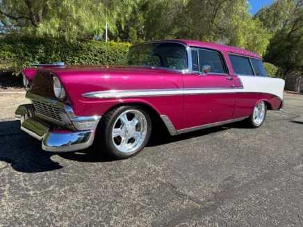 1956 Chevrolet Nomad Restomod — exterior of the exact listed vehicle