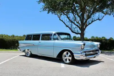 1957 Chevrolet 210 Handyman Wagon — exterior of the exact listed vehicle
