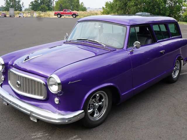 1960 Rambler American Deluxe Station Wagon — exterior of the exact listed vehicle