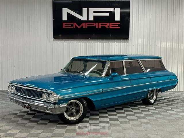 1964 Ford Country Squire — exterior of the exact listed vehicle