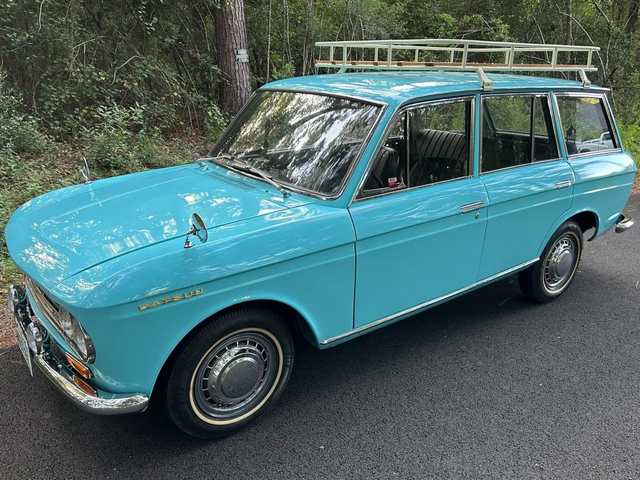 1967 Datsun 411 Wagon — exterior of the exact listed vehicle