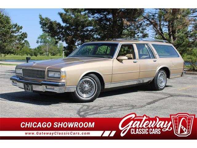 1987 Chevrolet Caprice Classic Station Wagon — exterior of the exact listed vehicle