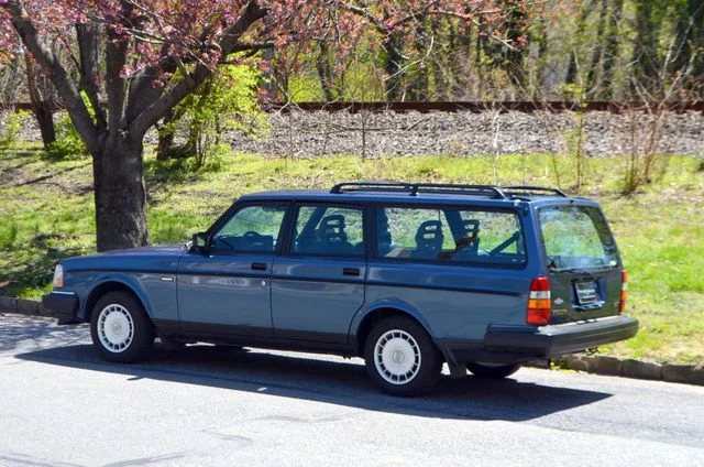1992 Volvo 240 Wagon — exterior of the exact listed vehicle