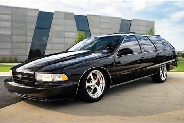 1994 Chevrolet Caprice Classic Wagon Restomod — exterior of the exact listed vehicle