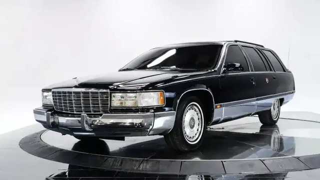 1995 Cadillac Fleetwood Custom Wagon — exterior of the exact listed vehicle