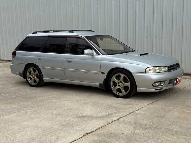 1996 Subaru Legacy GT-B Twin Turbo 5MT — exterior of the exact listed vehicle