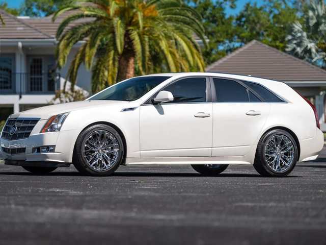 2010 Cadillac CTS Sport Wagon Premium — exterior of the exact listed vehicle