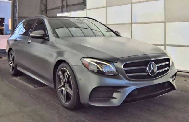 2019 Mercedes-Benz E450 4MATIC Wagon — Selenite Magno — exterior of the exact listed vehicle