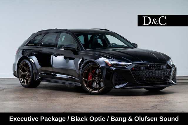 2024 Audi RS 6 Avant performance — exterior of the exact listed vehicle