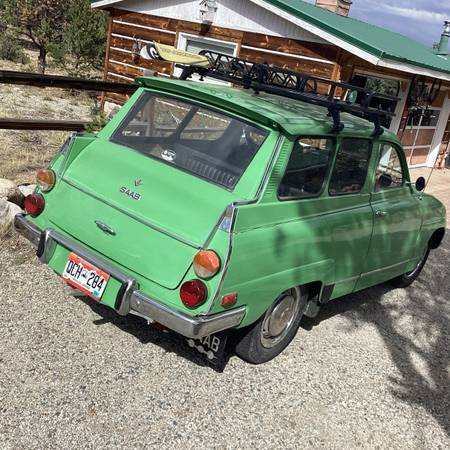 1972 Saab 95 V4 Wagon — exact listed vehicle